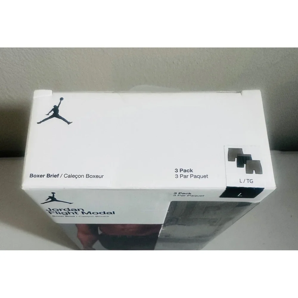 Nike Air Jordan Flight Modal Boxer Briefs 3 Pk Men LRG Olive Green NWT Underwear